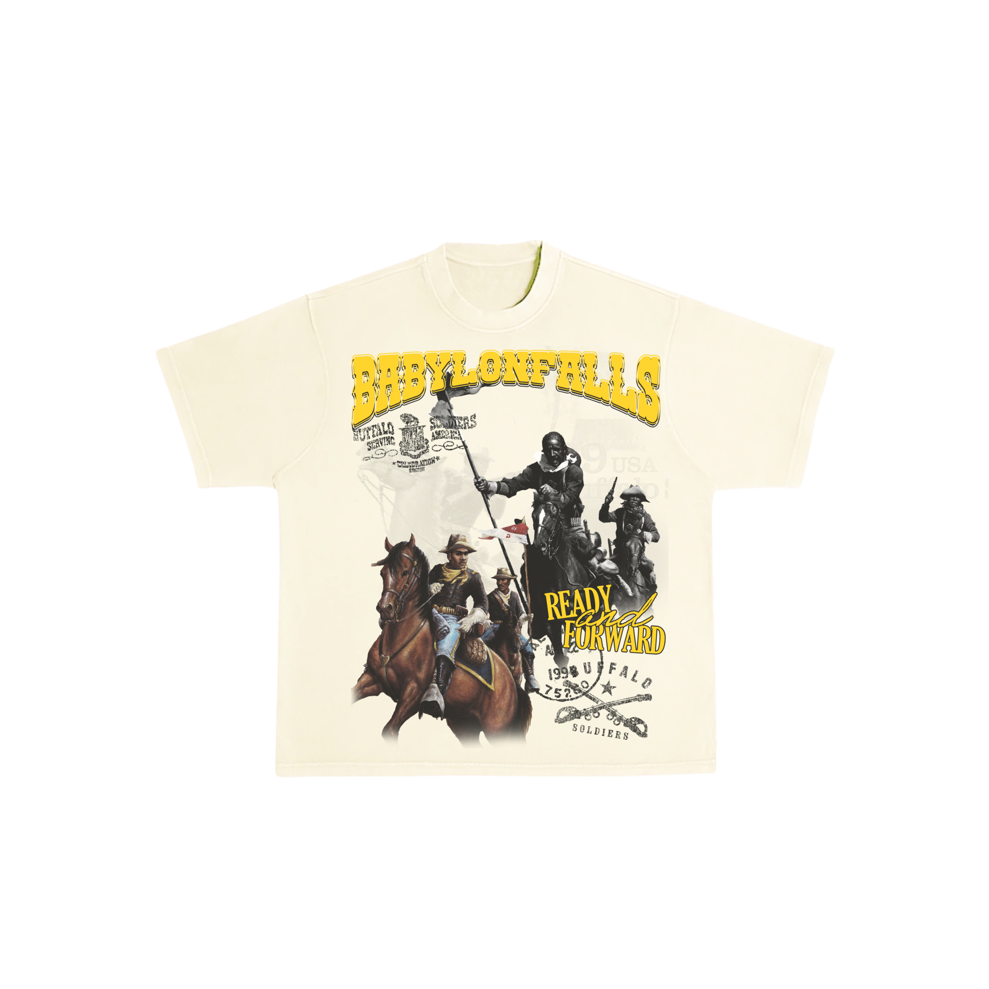 “Buffalo Soldiers” T-Shirt (Cream)