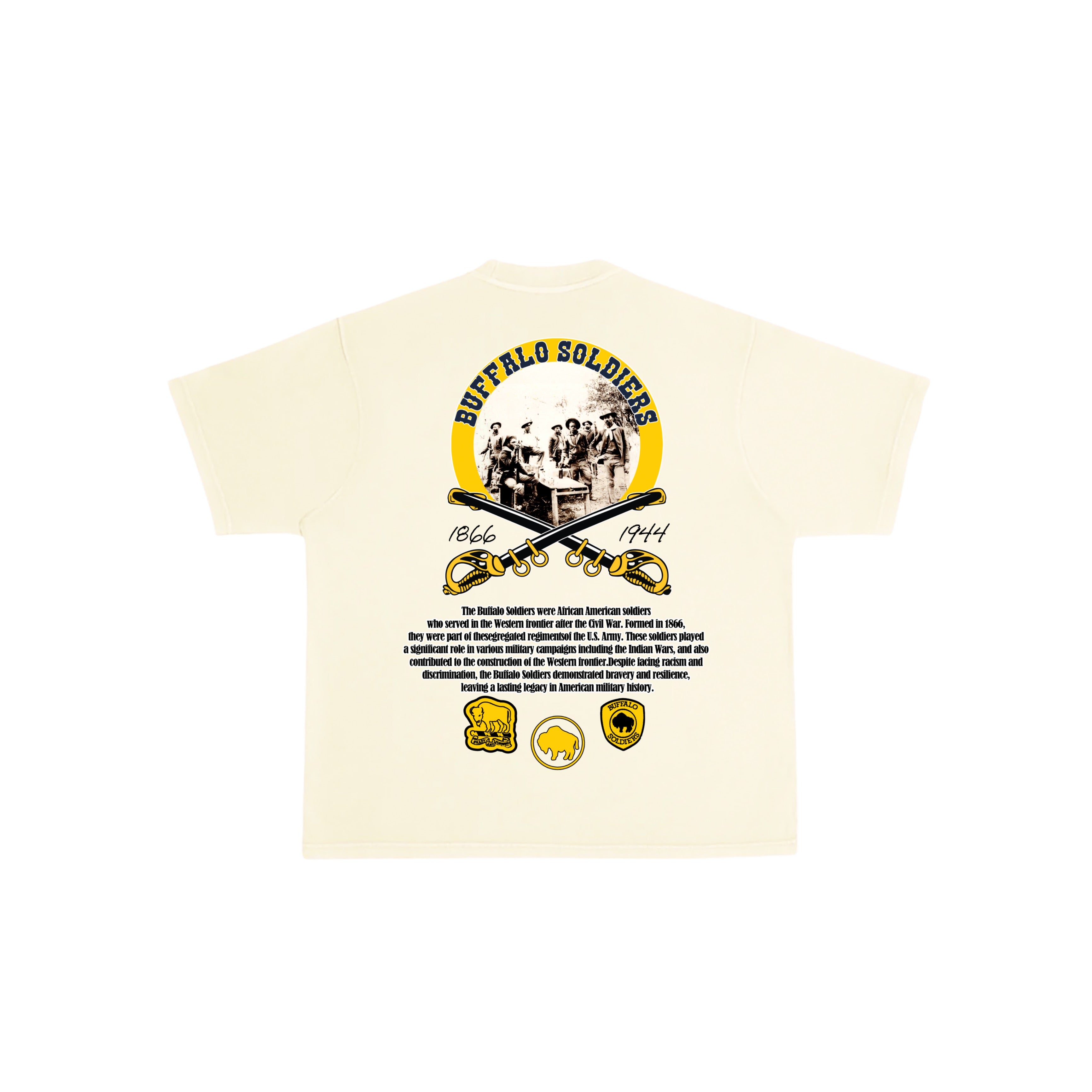 “Buffalo Soldiers” T-Shirt (Cream)